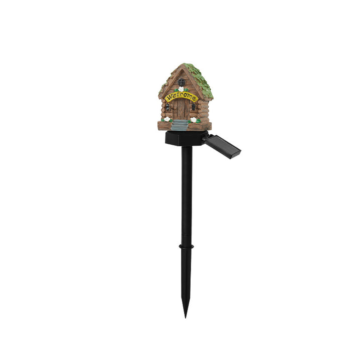 Whimsical Solar-Powered LED Fairy House Garden Stake Stornfield