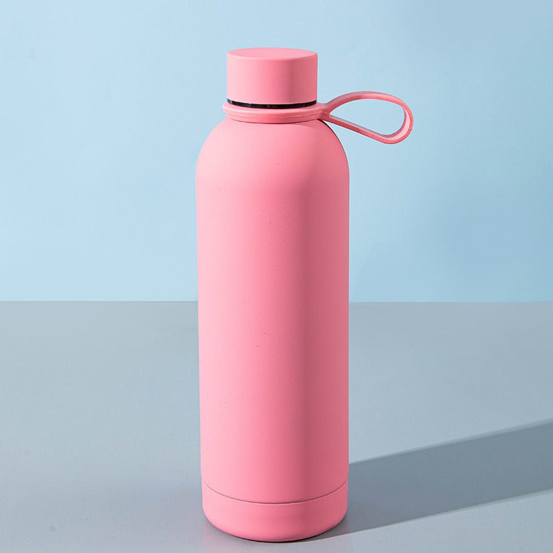 Ladies stylish stainless steel drinking bottle with innovative closure Stornfield