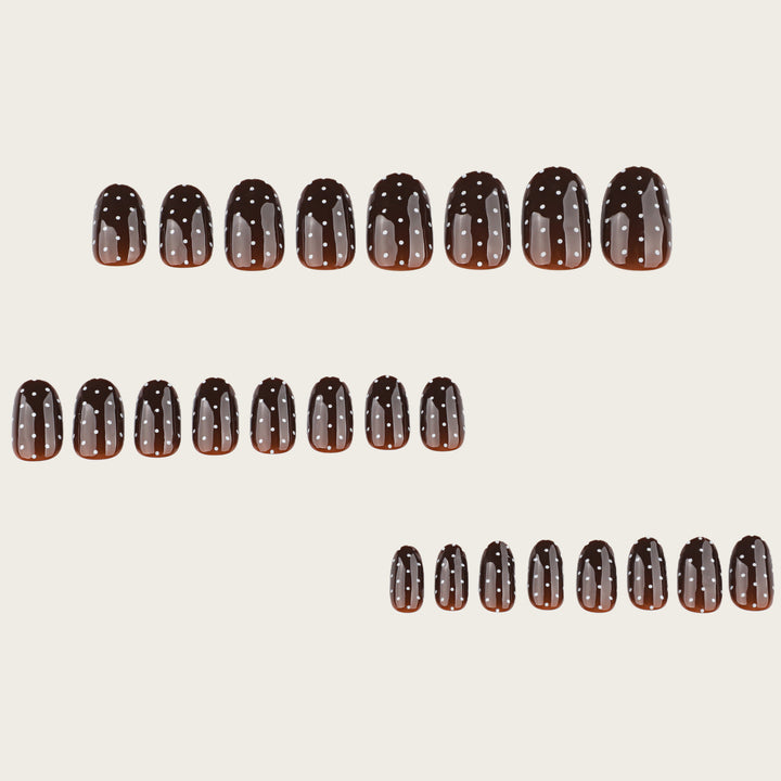 Trendy Polka Dot Press-On Nails Stornfield