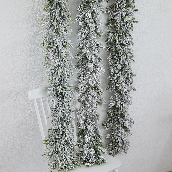 Artificial Frosted Pine Garland