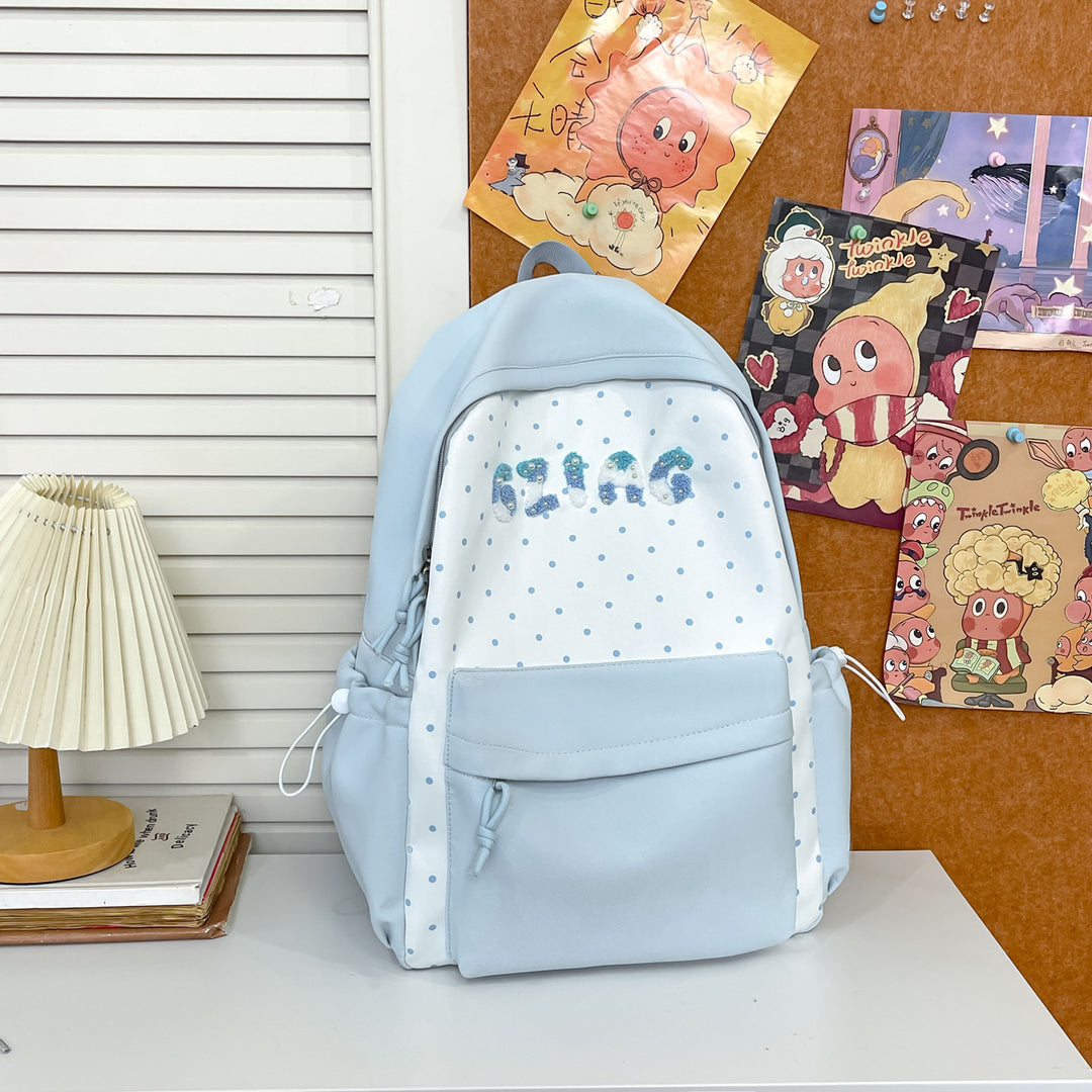 Cute Polka Dot Patterned Backpack Stornfield