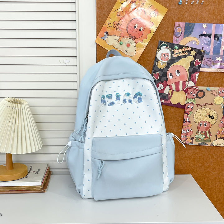 Cute Polka Dot Patterned Backpack Stornfield