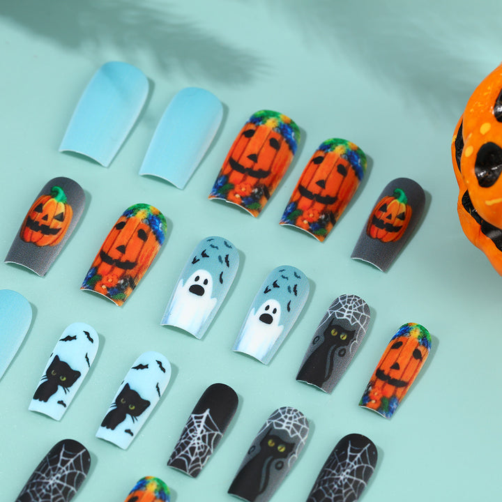 Creative Halloween Design Artificial Nails Stornfield