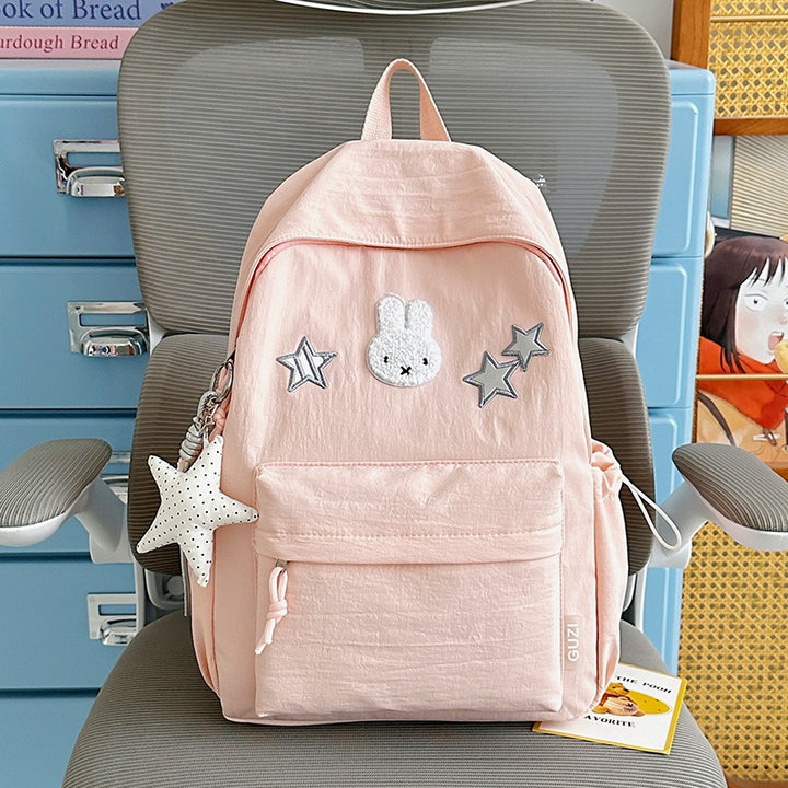 Cute Bunny-Embellished Backpack Stornfield
