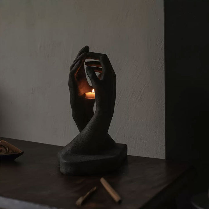 Artistic Gesture Candle Holder