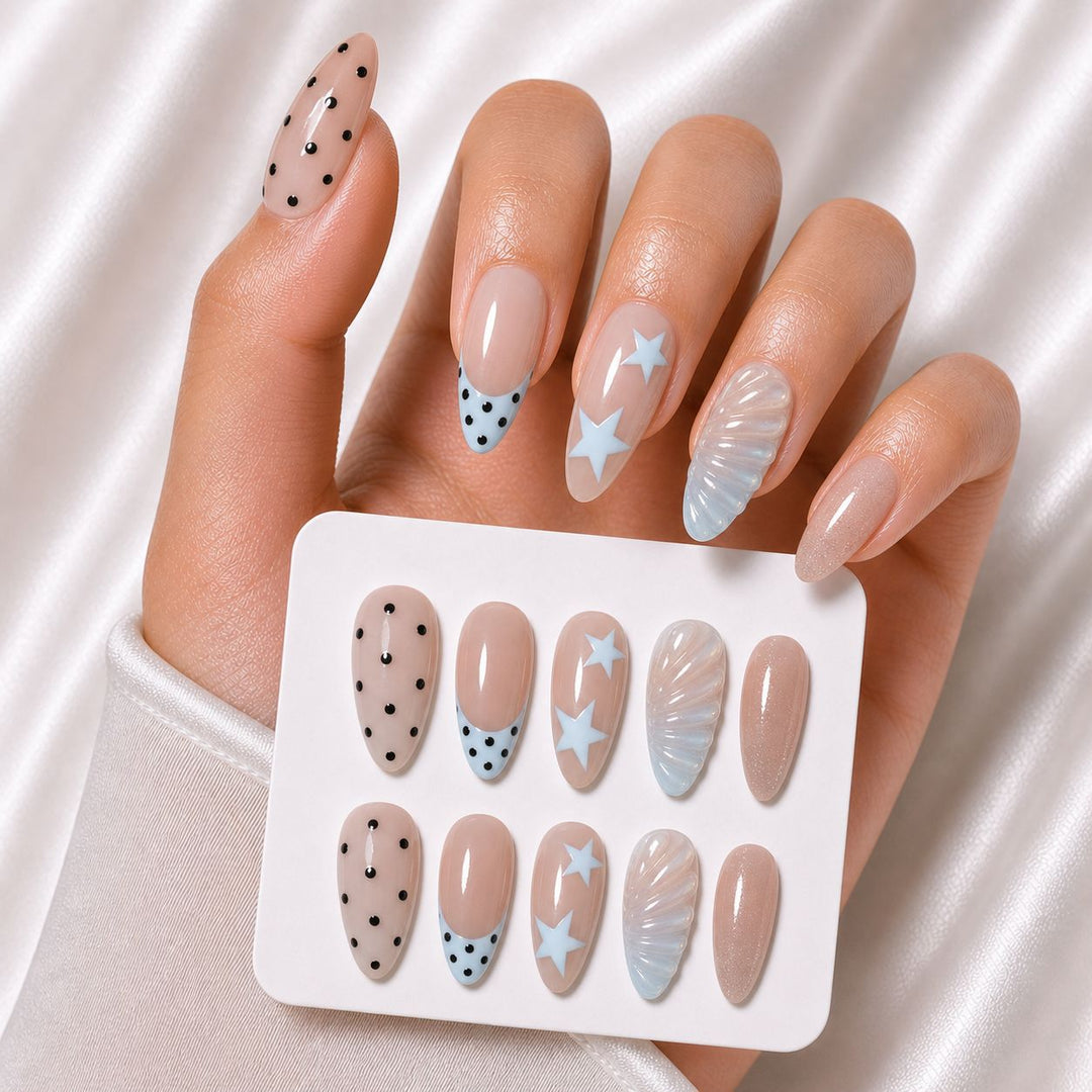 Artistic Nail Art Press-On Set Stornfield