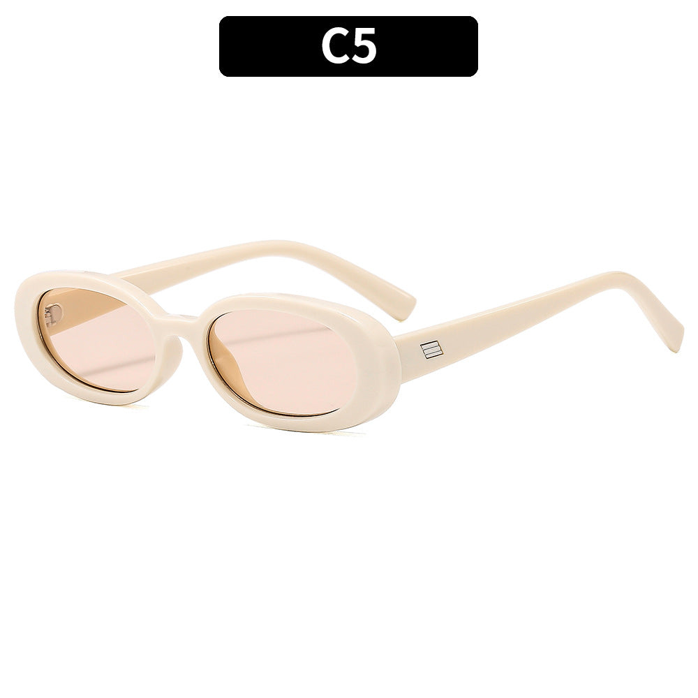 Retro Oval Sunglasses