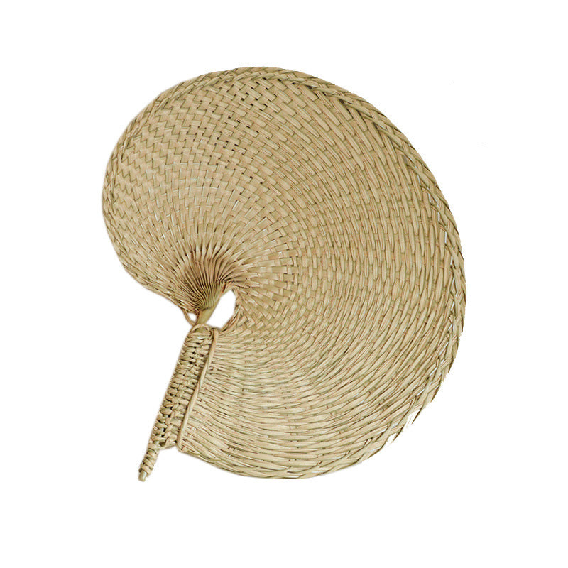 Ladies handcrafted fan made from natural plant fibers Stornfield