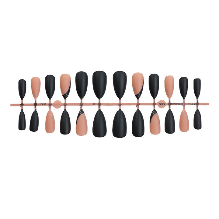 Acrylic nail set with elegant shapes and surfaces Stornfield