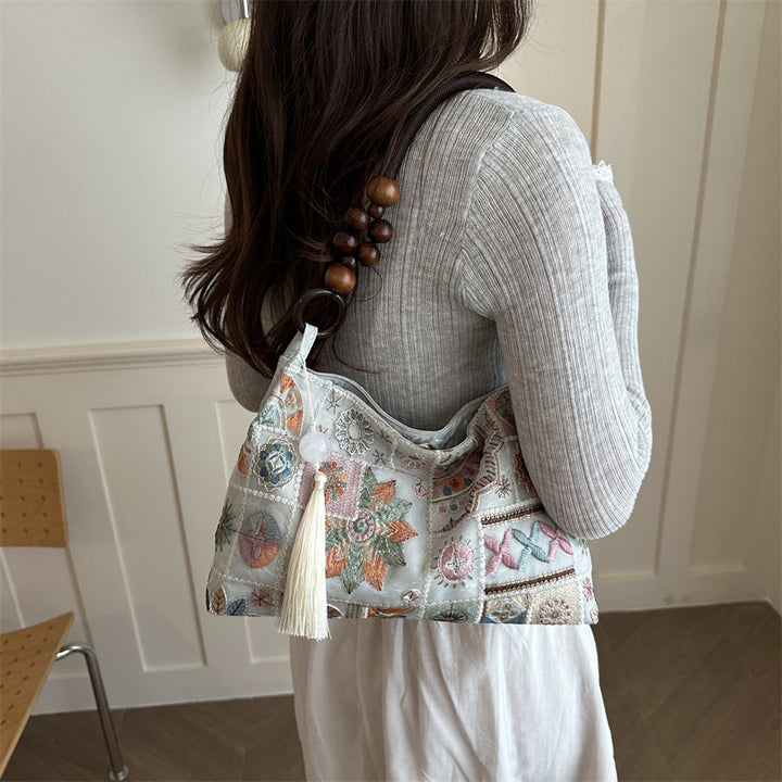 Artistic Patchwork Handbag
