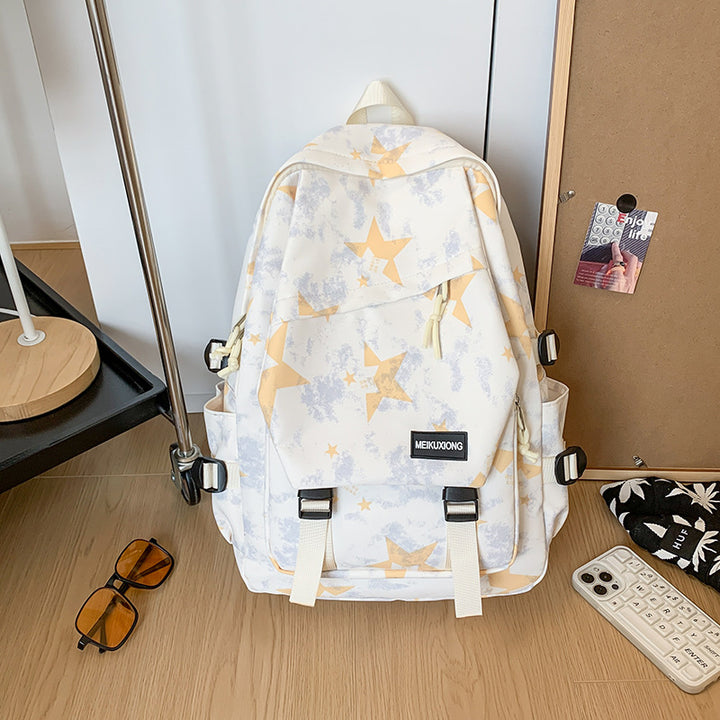 Fun Star-Patterned Backpack Stornfield