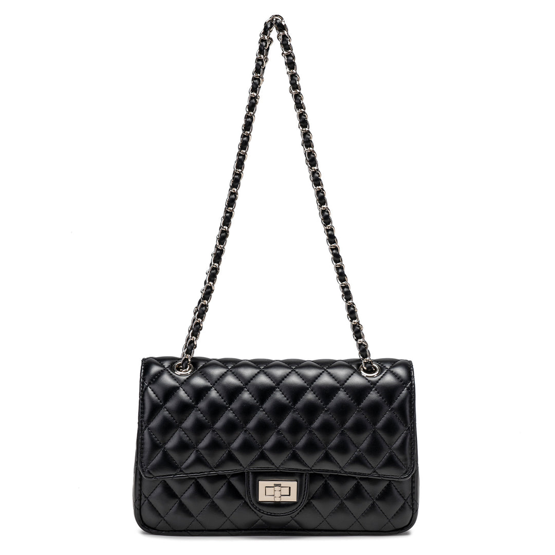 Elegant Quilted Chain Shoulder Bag