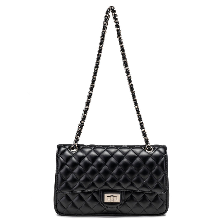 Elegant Quilted Chain Shoulder Bag