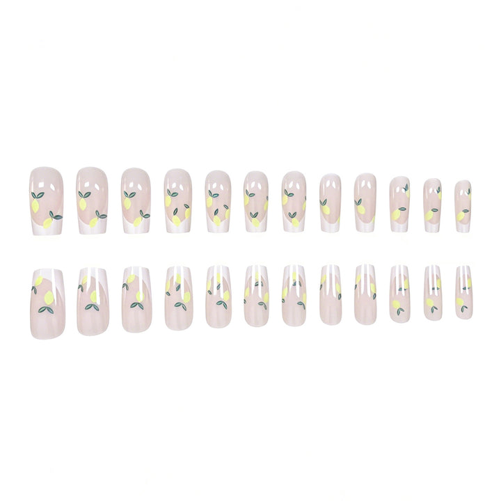 Artistic Lemon Design Press-On Nails Stornfield