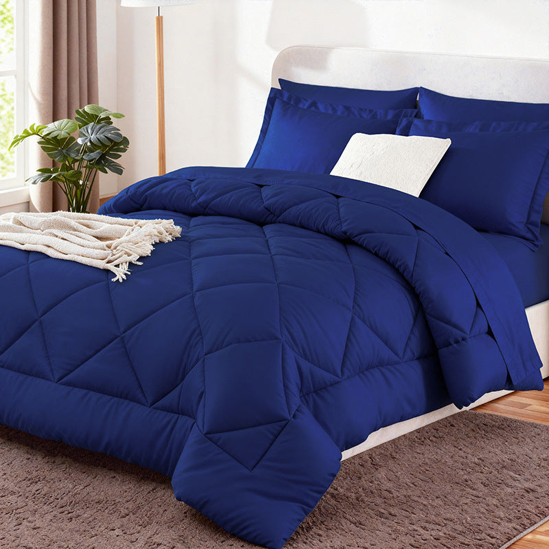 Luxurious Diamond Quilted Comforter Set Stornfield
