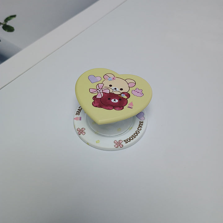 Heart-Shaped Character Phone Grip Stornfield