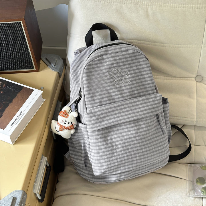 Stylish Checked Design Backpack Stornfield