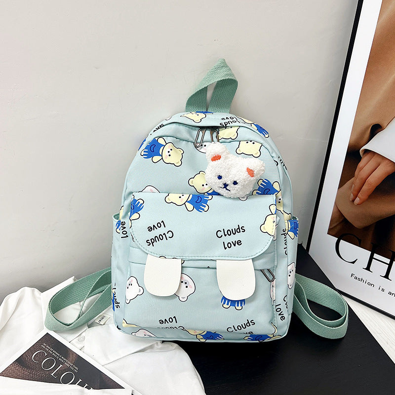 Cute Plush Bear-Themed Mini Backpack Stornfield