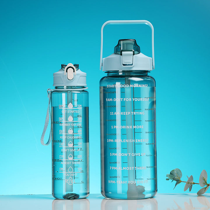 Women's Motivational Water Bottle with Time Markers Stornfield