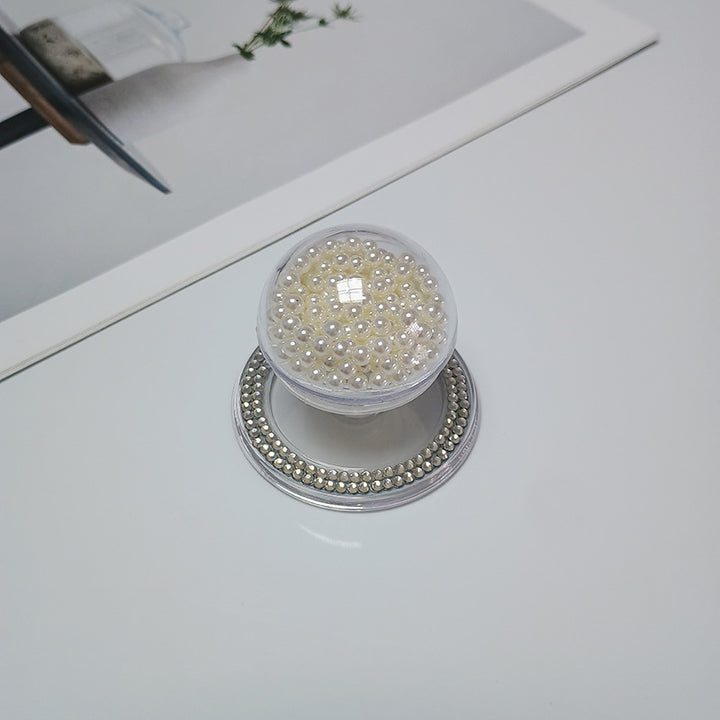 Decorative Beaded Cosmetic Mirror Stornfield