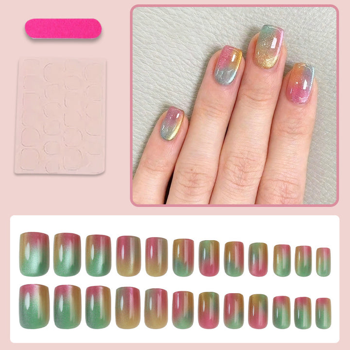 Nail art set with shimmering ombre effects Stornfield