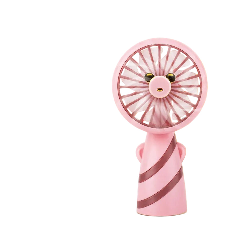 Women's Portable Mini Hand Fan in Cute Bear Design Stornfield
