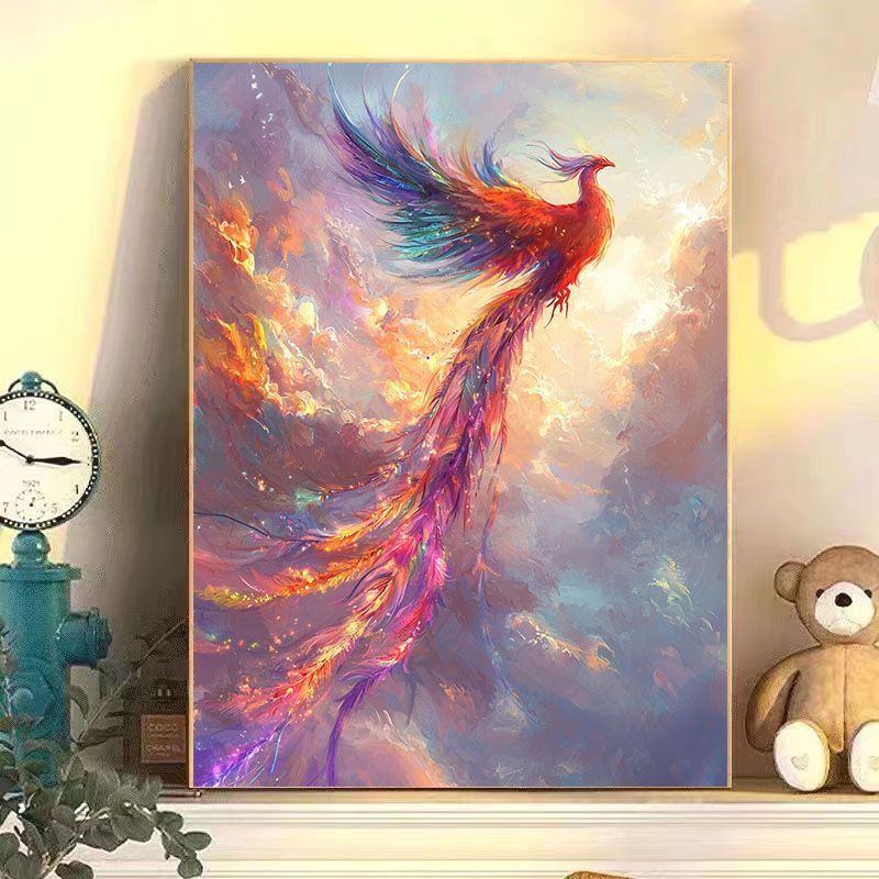 Abstract Phoenix Wall Art Print Stornfield