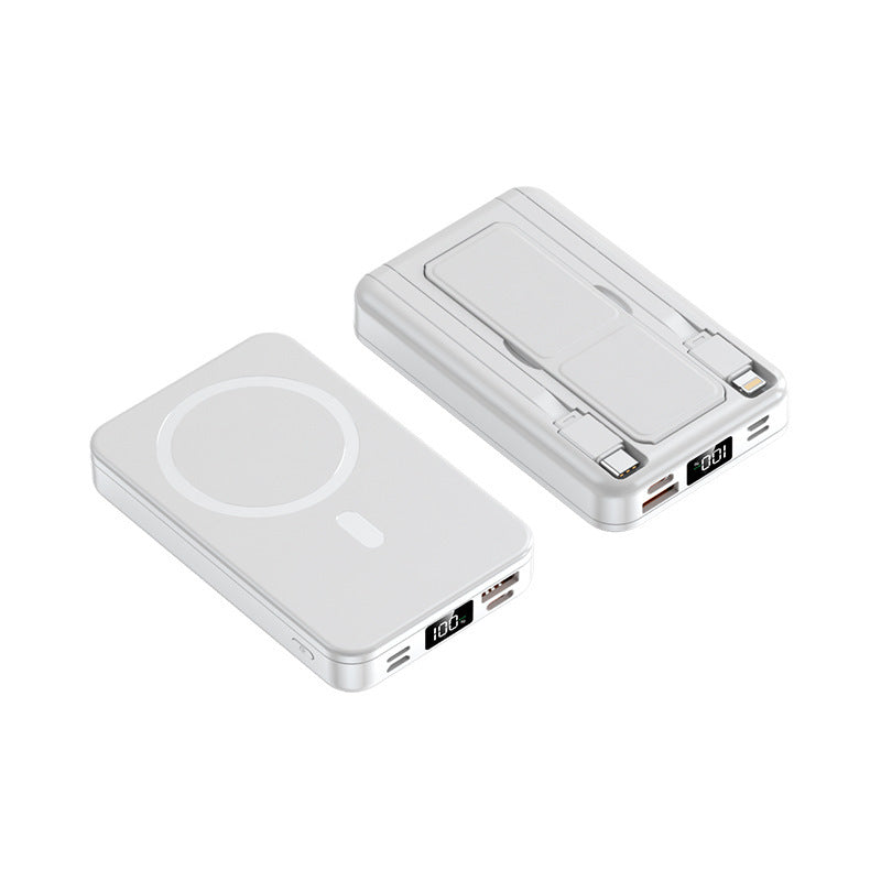 Magnetic portable charger with integrated cable Stornfield