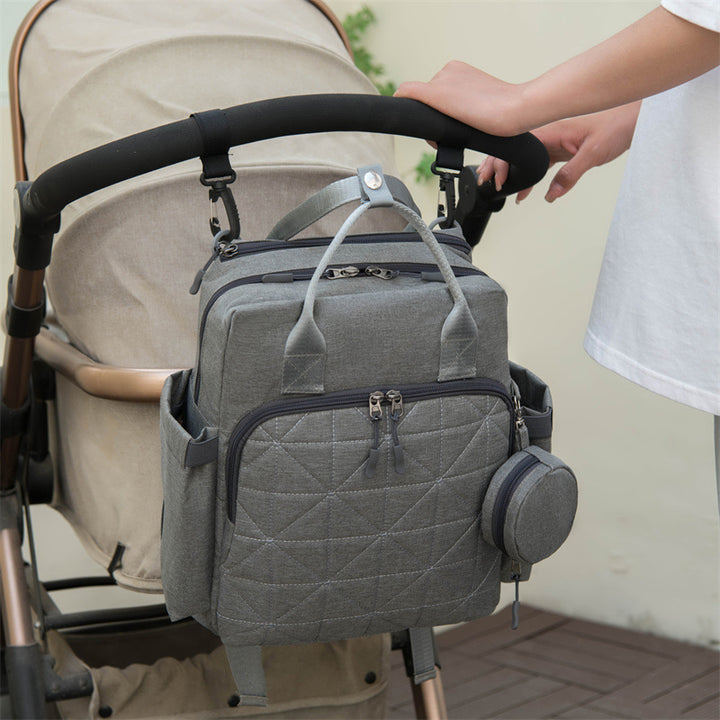 Multi-Pocket Quilted Backpack Stornfield