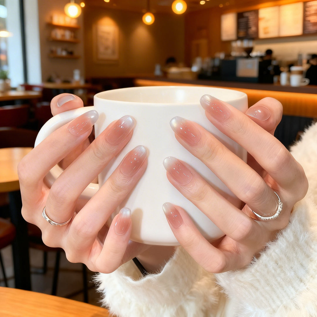 Decorative Crystal-Embellished Press-On Nails Stornfield