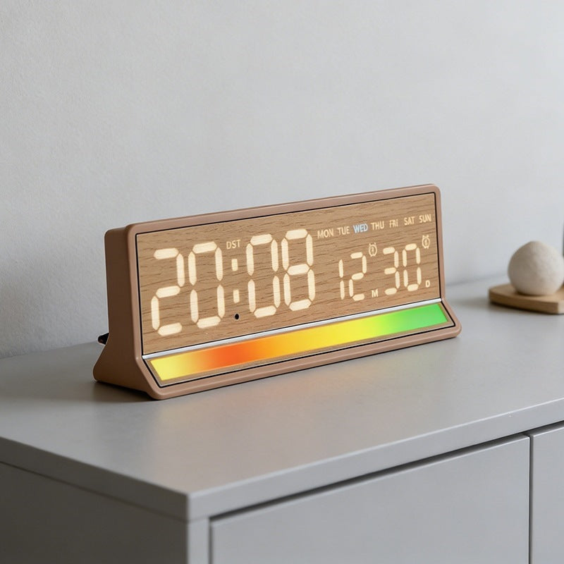 Digital alarm clock with clear LED display and date display Stornfield
