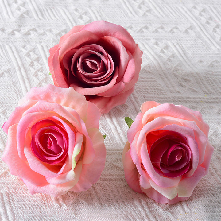 Realistic Fabric Rose Hair Accessory
