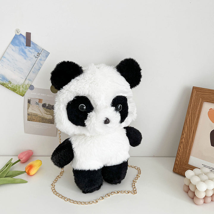 Cute Plush Animal Crossbody Bag