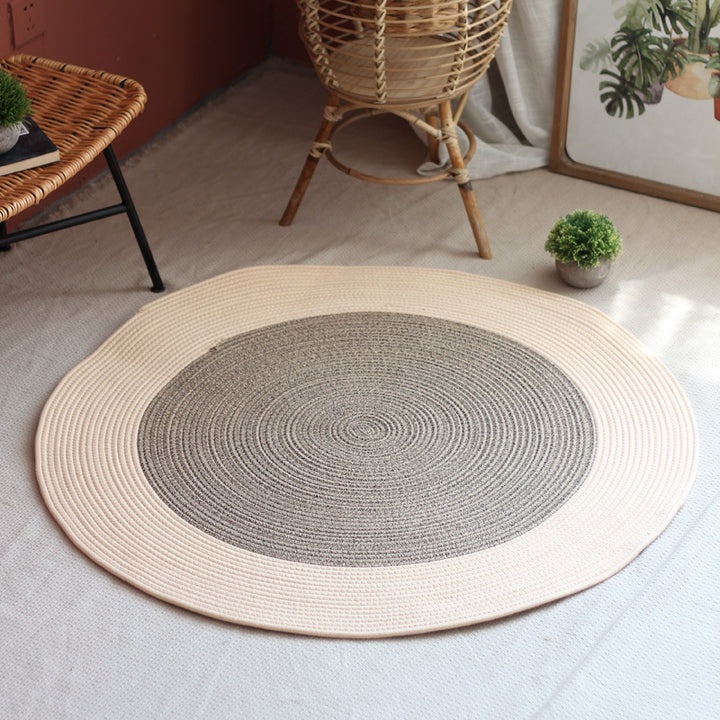 Round woven rug Stornfield