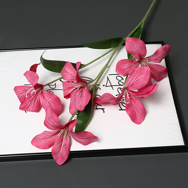 Elegant Faux Orchid Floral Stems