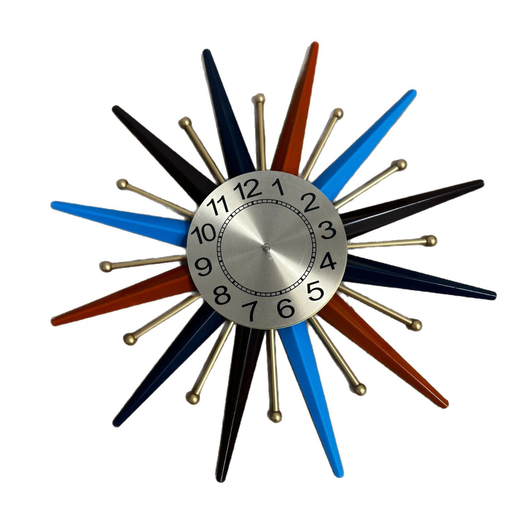Retro Starburst Wall Clock Stornfield