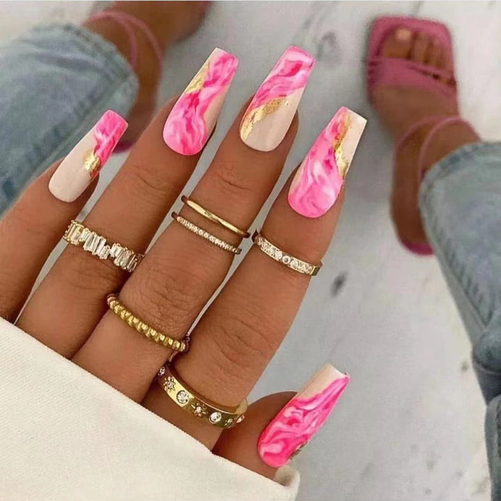 Marble Design Nail Art Stornfield