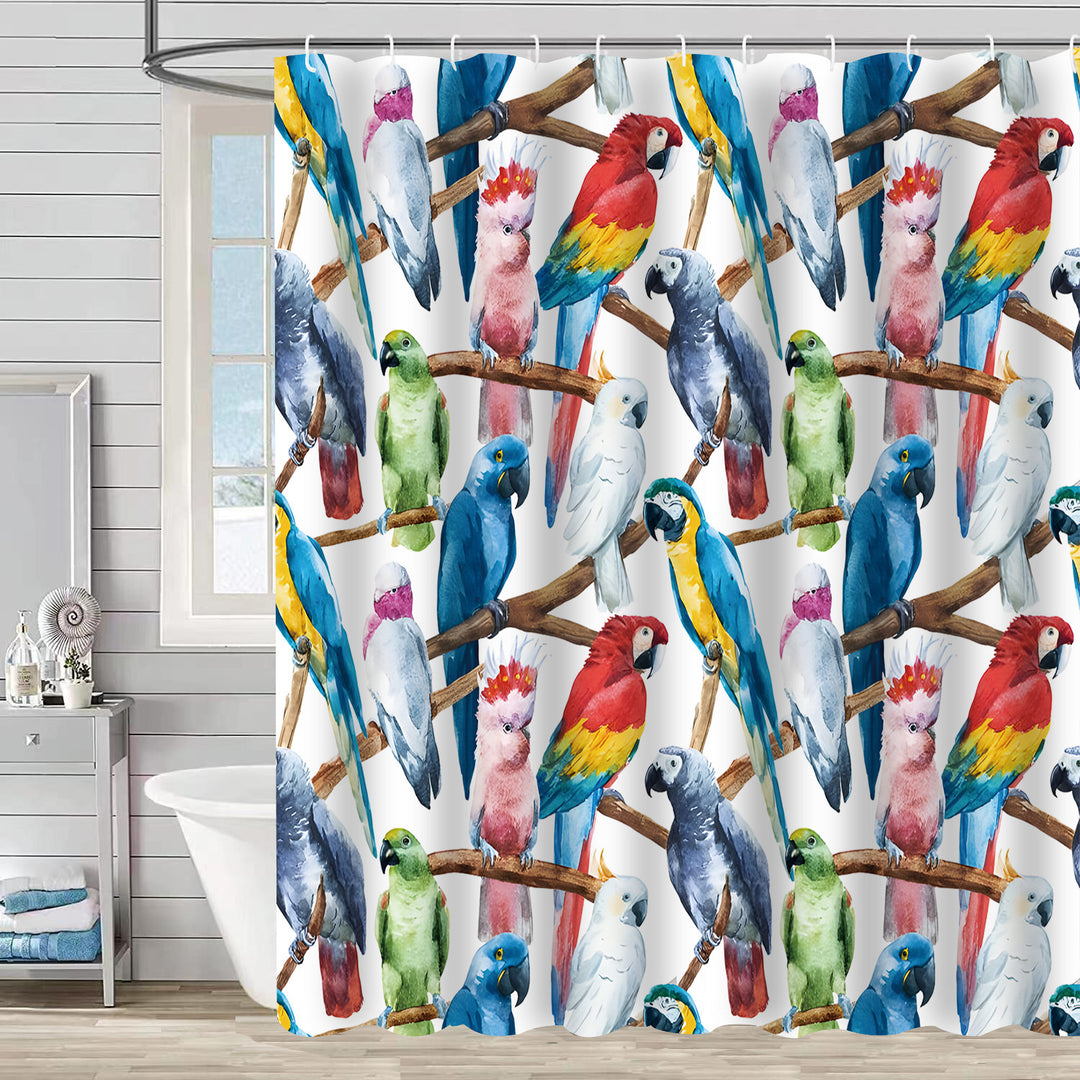 Nature-Inspired Shower Curtain Stornfield