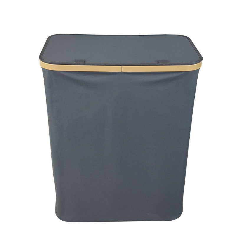 Modern laundry basket with removable lid and carrying handles Stornfield