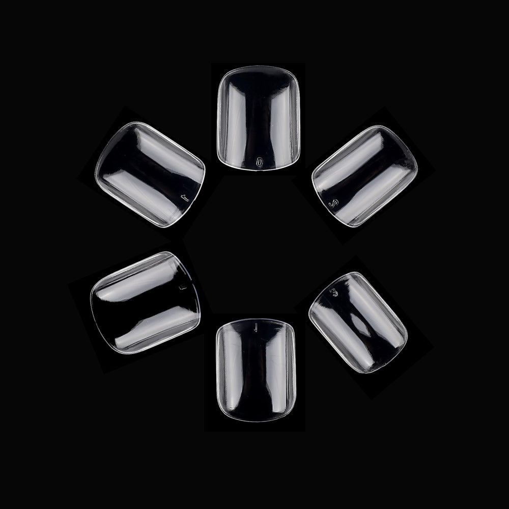 Transparent French Tip Press-On Nails Stornfield