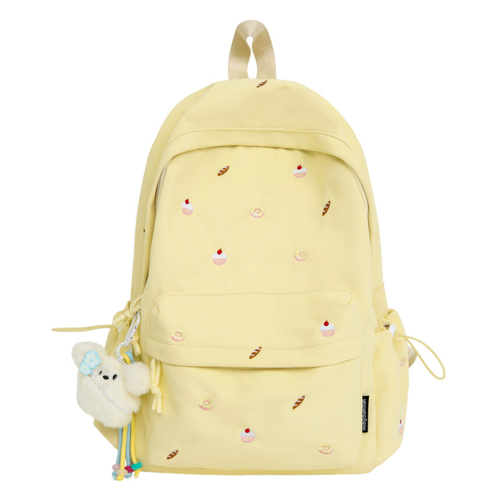 Playful backpack with unique back pattern appliqués Stornfield