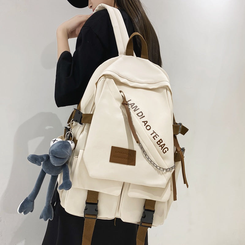Casual Multi-Pocket School Backpack Stornfield