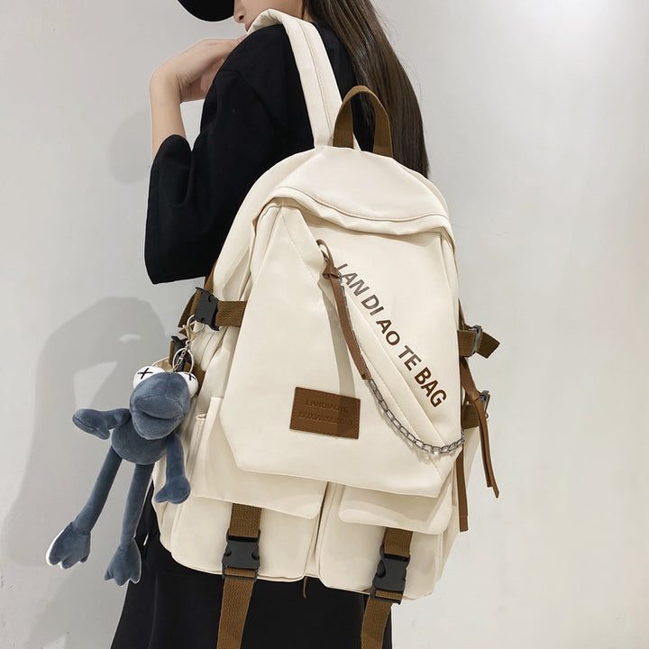 Casual Multi-Pocket School Backpack Stornfield