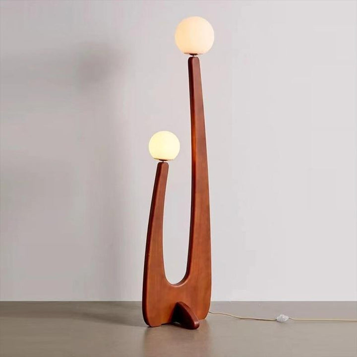 Artistic Wooden Floor Lamp