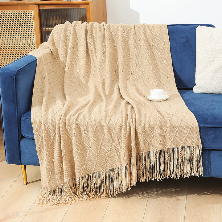 Ladies cozy knit blanket Stornfield