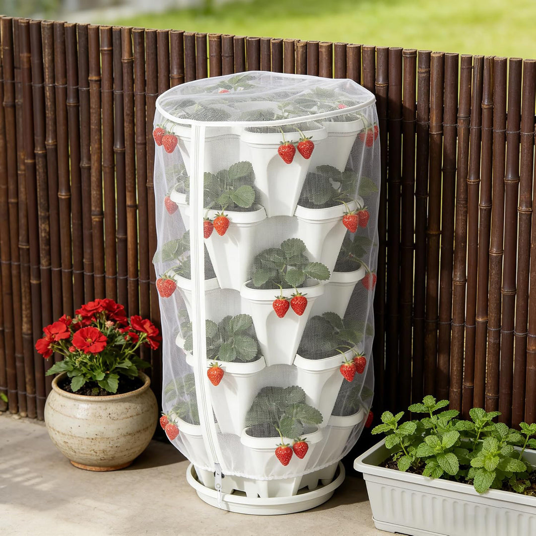 Multi-Layered Vertical Hydroponic Planter Cover Stornfield