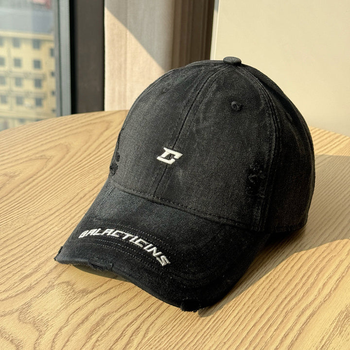 Men's Distressed Denim Baseball Cap Stornfield