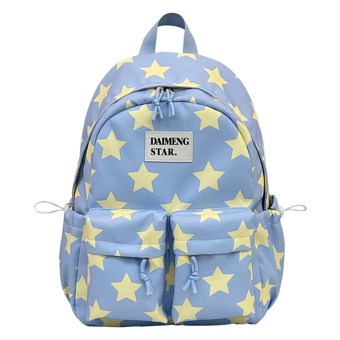 Star-Patterned Casual Backpack Stornfield