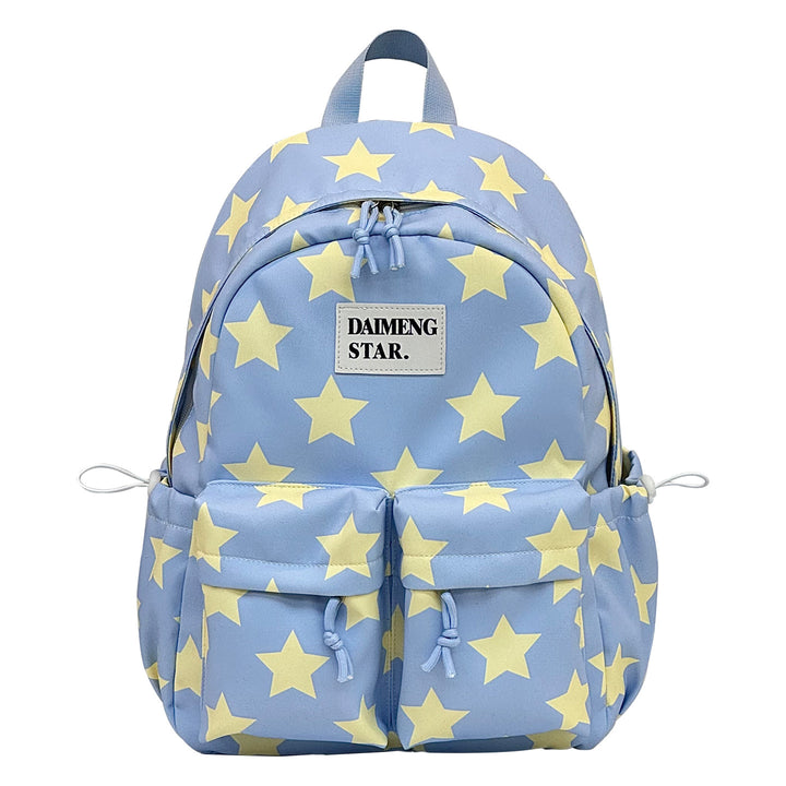 Star-Patterned Casual Backpack Stornfield