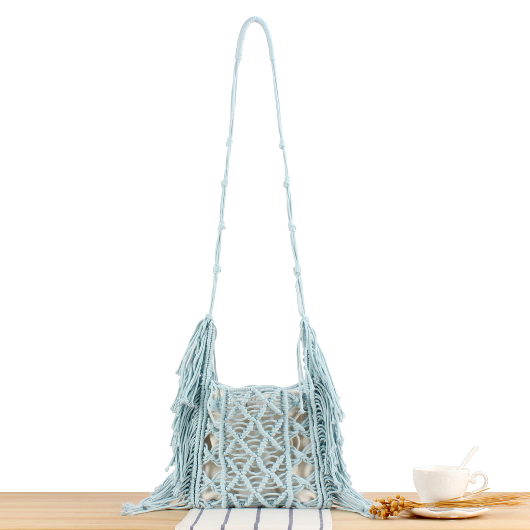 Handbag with Artistic Macramé Design Stornfield 1784182970